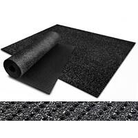 Tapis de sécurité etm PES, PVC Anthracite 1 200 x 2000 mm