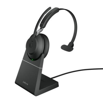 Casque Jabra Evolve2 Evolve2/65 Sans fil Sur tête USB Avec Bluetooth Avec Microphone Stéréo Noir