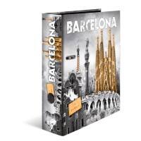 Classeur à levier HERMA Barcelona A4 70 mm Assortiment 2 anneaux 7177 Carton Lisse Portrait 10 Unités