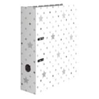 HERMA Classeur A4/A5 70 mm grijs 2 ringen 7193 karton glad staand 10 stuks