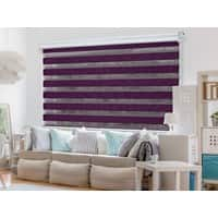 Stores Mini PS jour et nuit Aluminium Violet 1500 x 1100 mm