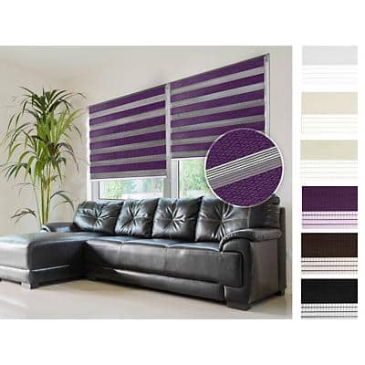 Stores Mini Day and Night PS, aluminium Violet 1500 x 900 mm