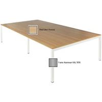 Table de salle de réunion Bois de chêne, aluminium 320 x 160 cm