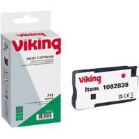 Viking 711 compatibele HP inktcartridge CZ131A magenta