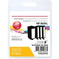 Office Depot 903XL compatibele HP inktcartridge 3HZ51AE zwart, cyaan, magenta, geel multipak 4 stuks