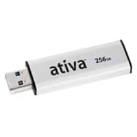 Ativa USB-stick USB 3.0 256 GB Zilver, zwart
