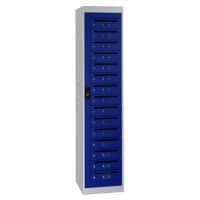 Postvakkenkast OPK 180 Blauw, Wit 400 x 500 x 1900 mm 15 deurs