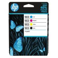 HP 903 originele inktcartridge 6ZC73AE zwart, cyaan, magenta, geel multipak 4 stuks