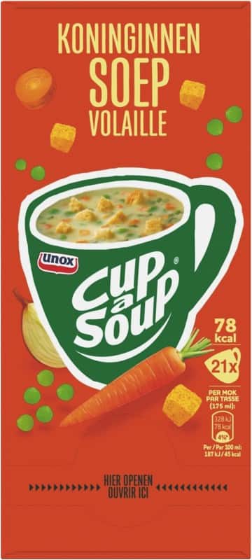 Cup-a-Soup Instantsoep Koninginnensoep 21 Stuks à 175 ml
