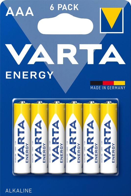 Piles VARTA Energy AAA Alcaline 6 Unités