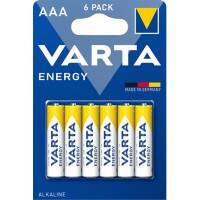 VARTA Batterijen Energy AAA Alkaline 1.5 V 6 Stuks