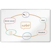 Tableau blanc Nobo Premium Plus 1915161 montage mural magnétique acier laqué 180 x 120 cm