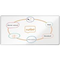 Tableau blanc Nobo Premium Plus 1915163 Montage mural Magnétique Acier laqué 240 x 120 cm