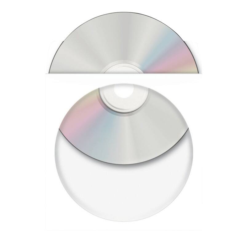 HERMA Archivering van CD- en DVD-accessoires CD-DVD hoesje Wit Papier 1140 100 Stuks