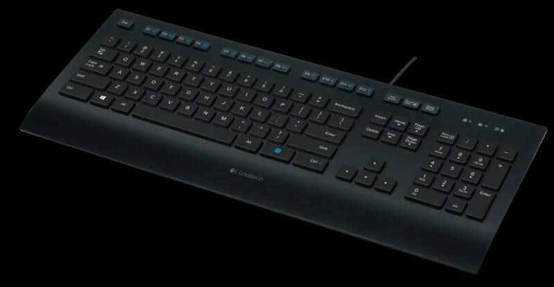 Logitech Toetsenbord Bedraad QWERTY (US) International Zwart K280e