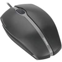 Souris Cherry Gentix Silencieuse Ambidextre USB Type-A Optique 1 000 dpi Noir Filaire