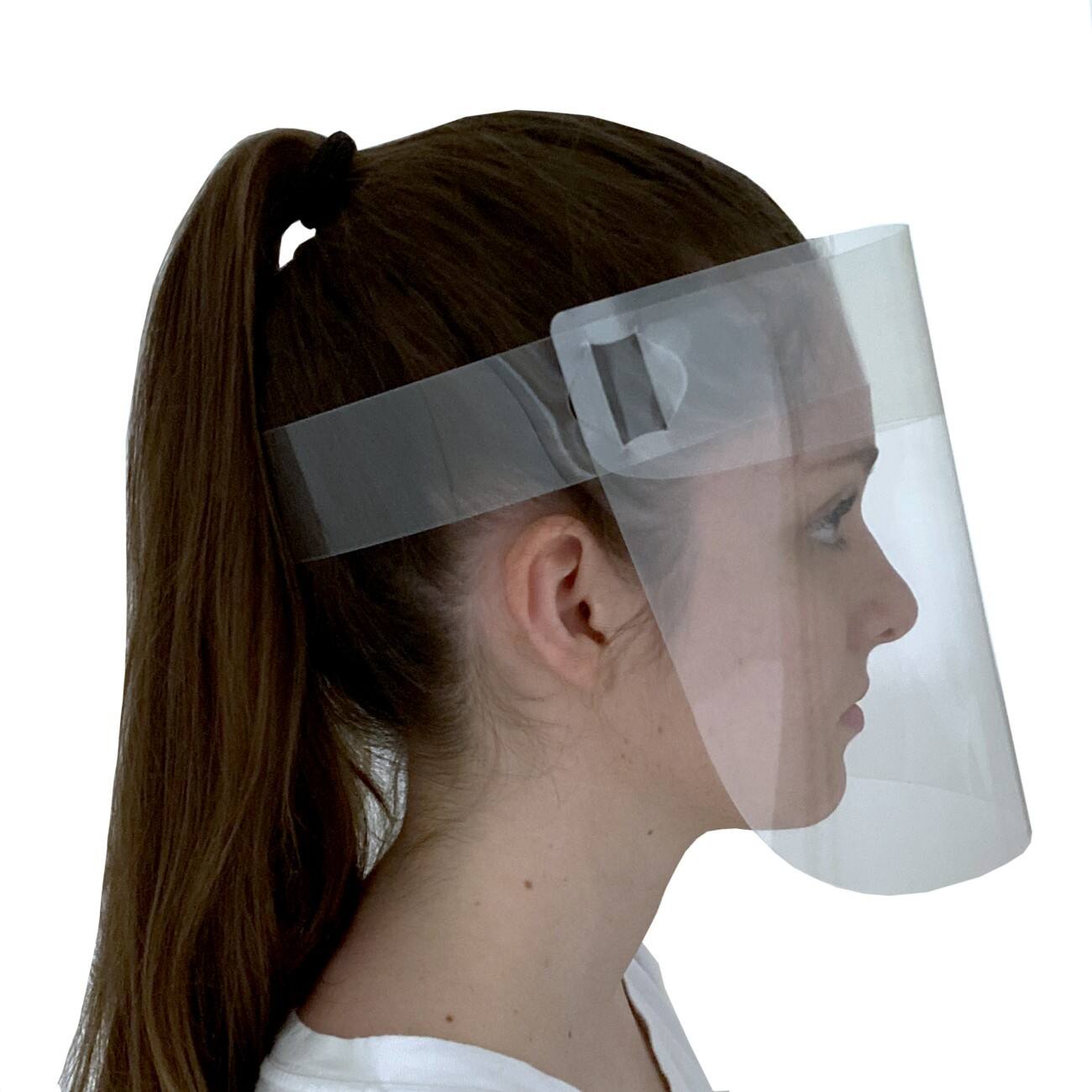 ExaClair Gelaatsschermen Exascreen 808585D Transparant PP 320 x 240 x 3 mm 100 Stuks