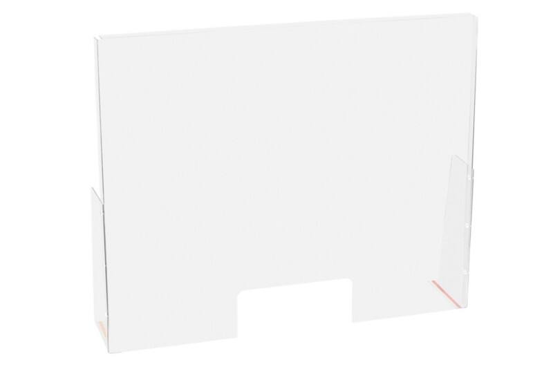 Cloison de séparation ExaClair Exascreen Acrylique 185 (L) x 950 (P) x 580 (H) mm Autoportant 80458D 5 Unités