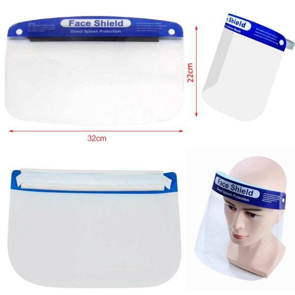 ExaClair Gelaatsschermen Exascreen 80358D Transparant Acryl 220 x 330 x 22 mm 10 Stuks