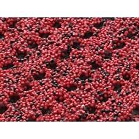 Tapis de sécurité etm PES, PVC Rouge 1 200 x 1500 mm