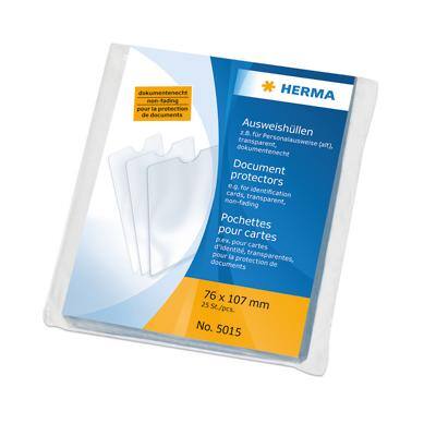 HERMA documenthoes 5015 transparant PP (polypropeen) 10,7 x 7,6 cm 25 stuks