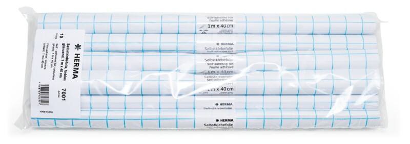Film couvre-livre HERMA Transparent 25,5 x 2,4 cm 10 unités