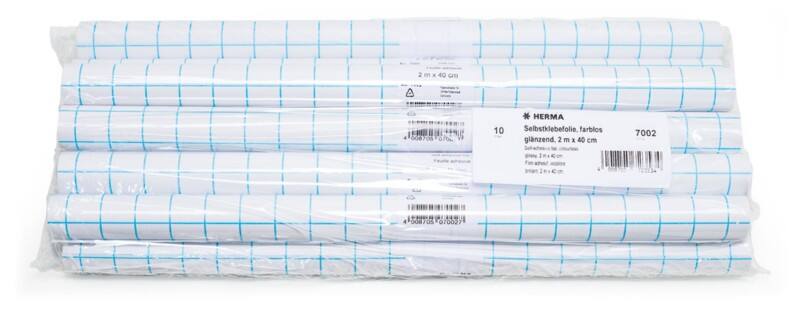Film couvre-livre HERMA Transparent 26,3 x 2,6 cm 10 unités