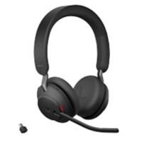 Casque audio Jabra Stéréo Evolve2 65 Link380 USB-C Noir