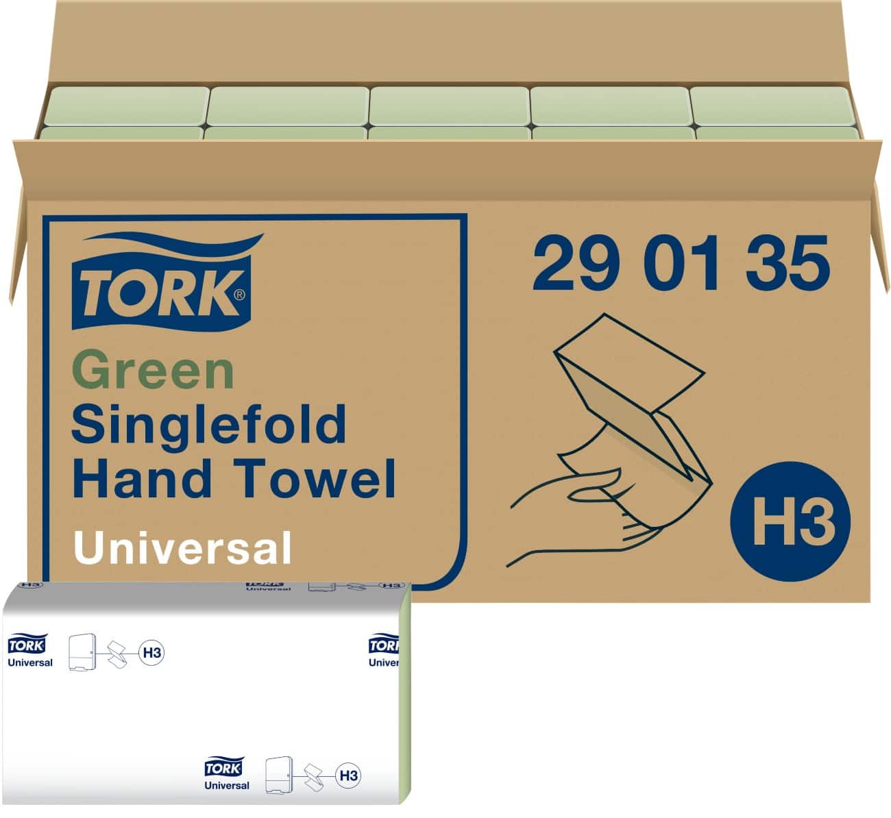 Tork Papieren handdoeken H3 Universal C-vouw 20 Stuks à 200 Vellen