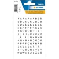 HERMA 4154 Letter A-Z Etiketten 5 mm Zwart 10 Pak van 2400 Etiketten