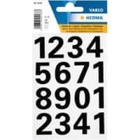 Chiffres autocollants HERMA 4168 0-9 25 mm Noir 10 paquets de 320 étiquettes 4168-10