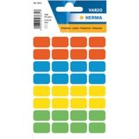 HERMA 3631 multifunctionele etiketten kleurenassortiment 12 x 19 mm 10 pakken à 160 etiketten