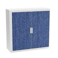 Paperflow Roldeurkast Jean Blauw, wit 1.100 x 415 x 1.040 mm