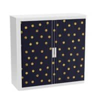 Armoire basse à rideaux Paperflow Pois Assortiment 1100 x 415 x 1040 mm