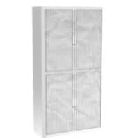 Armoire basse à rideaux Paperflow Papier Blanc 1100 x 415 x 2040 mm