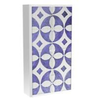 Paperflow Roldeurkast Faience Blauw, wit 1.100 x 415 x 2.040 mm