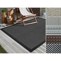 Tapis Casa Pura Lucca PET, vinyle Gris 1 300 x 700 mm