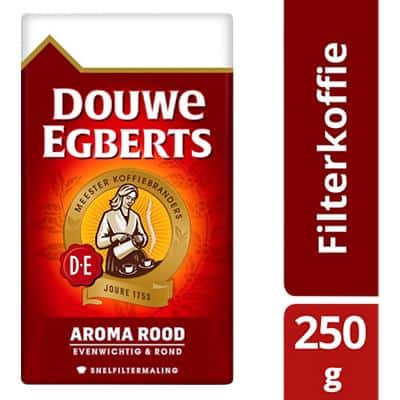 Proberen Genre onszelf Douwe Egberts Aroma rood Snelfilterkoffie 250 g | Viking Direct BE