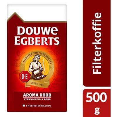 Een zekere een schuldeiser Steken Douwe Egberts Aroma rood Snelfilterkoffie 500 g | Viking Direct BE