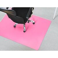 FLOORDIREKT PRO Stoelmat voor vloerbedekking PP Roze 1500 x 1200 mm