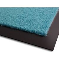 Tapis d’entrée Sky Monochrome Nylon haute torsion, polyamide Turquoise 1800 x 1200 mm