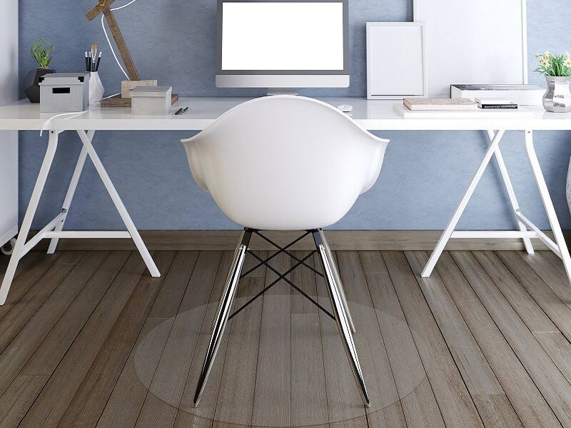 FLOORDIREKT PRO Ronde Stoelmat voor harde vloeren Polycarbonaat 60 cm