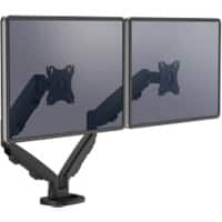 Double bras de moniteur Fellowes Reflex Réglable en hauteur 480 x 1 000 X 560 mm 39'’ Noir