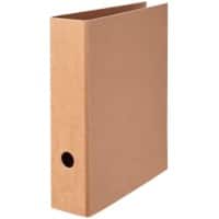 Classeur à levier Falken Large Pure A4 80 mm Brun 2 Anneaux 15072660 Carton Brillant