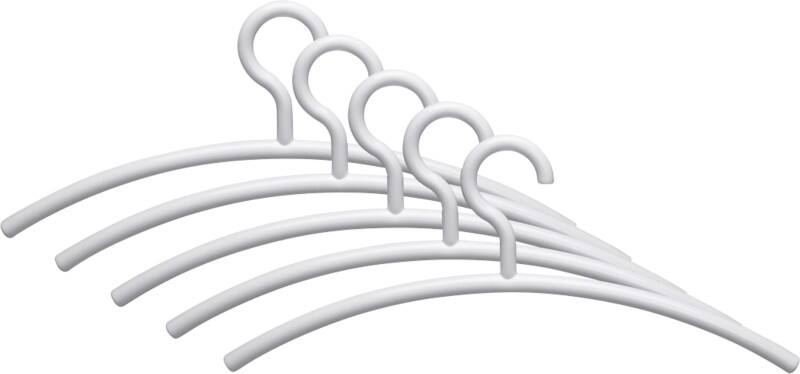 Maul Kledinghanger 1 Haakje Wit 5 Stuks