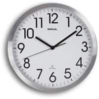 Horloge murale MAULmove Analogique Maul Argenté, blanc 30 x 30,5 x 30,5 x 5 cm