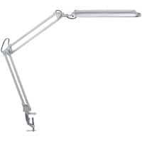 Lampe de bureau avec pince de fixation Maul MAULatlantic Fixation pince LED Argenté Principale 70 x 770 x 380 mm