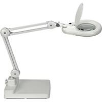 Lampe loupe avec socle Maul MAULviso Blanc LED