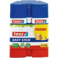 Bâton de colle tesa Easy Stick 25 g Blanc 57047-00000-00 3 Unités de 25 g