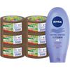 Ruban d'emballage tesa tesapack Brun Eco & Strong et crème pour les mains Nivea 50 mm x 66 m 6 rouleaux